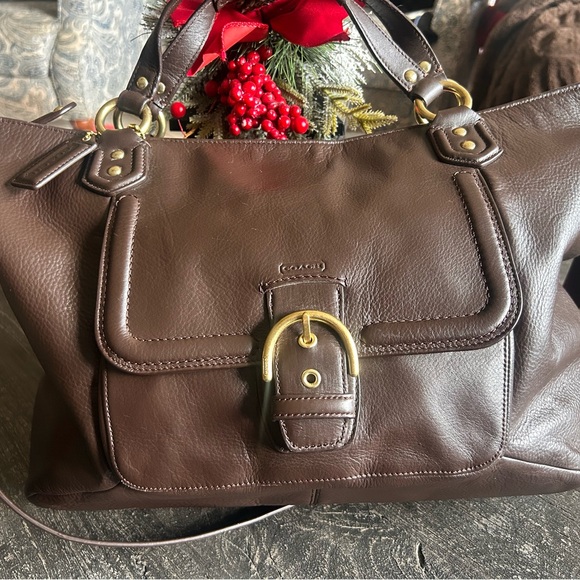 Handbags - COACH 2013 Campbell Izzy Carryall Leather Satchel Bag